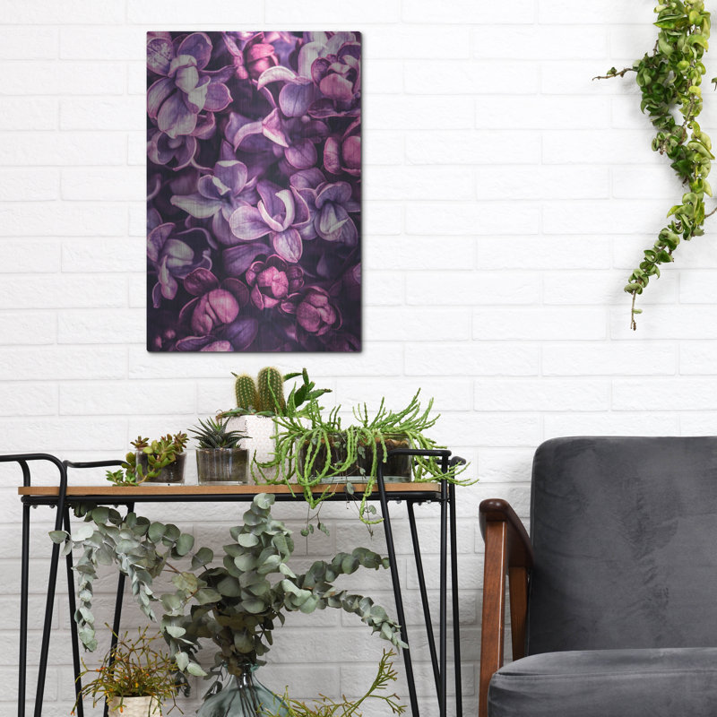 «Shades Of Purple» par Incado Metal, H 16 po x l 12 po