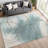 Machine Washable Indoor/Outdoor Chantille ACN2396 Abstract Rug-1959020397
