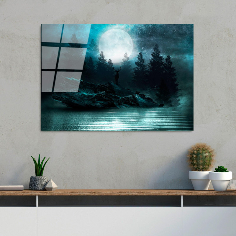 Boze Wall Decor on Tempered Glass