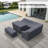 Outdoor Conversation Sets 3-Piece Group Seating Patio Furniture Covers