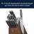 HENCKELS Graphite 14-Piece Self-Sharpening Block Set - Brown