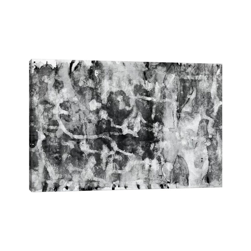 Black And White Abstract VI by PI Studio - Wrapped Canvas Panoramic Painting, 101.6 cm H x 66.04 cm W x 1.91 cm D