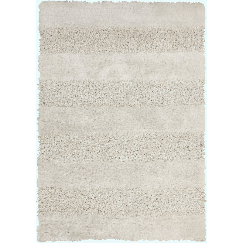 Tapis blanc Winfrey, 9 pi x 13 pi