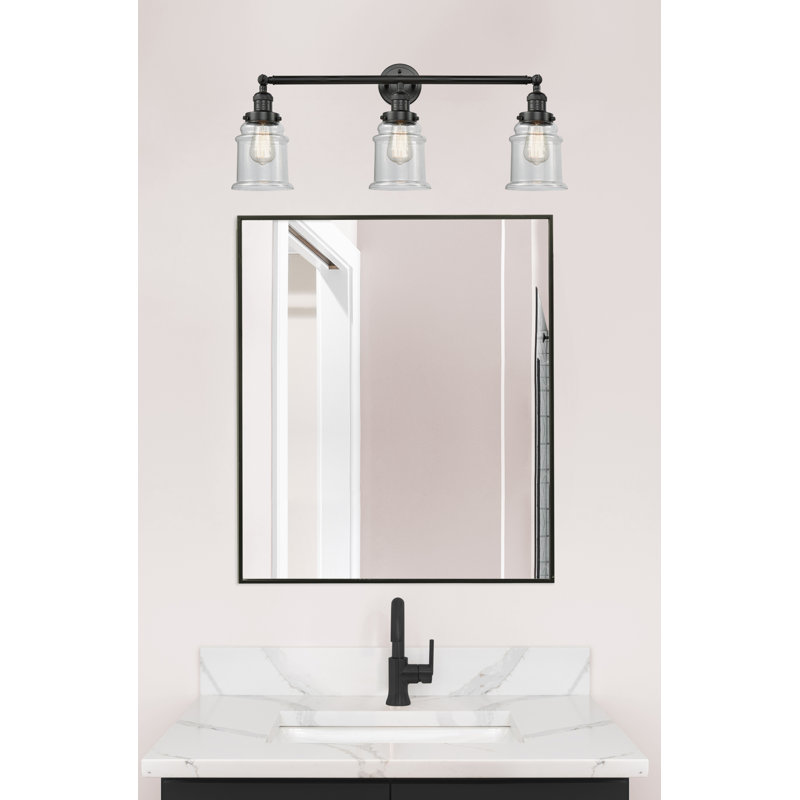 Galaviz 3 - Light Dimmable Vanity Light, Seedy 2, Matte Black, Bulb Not Included