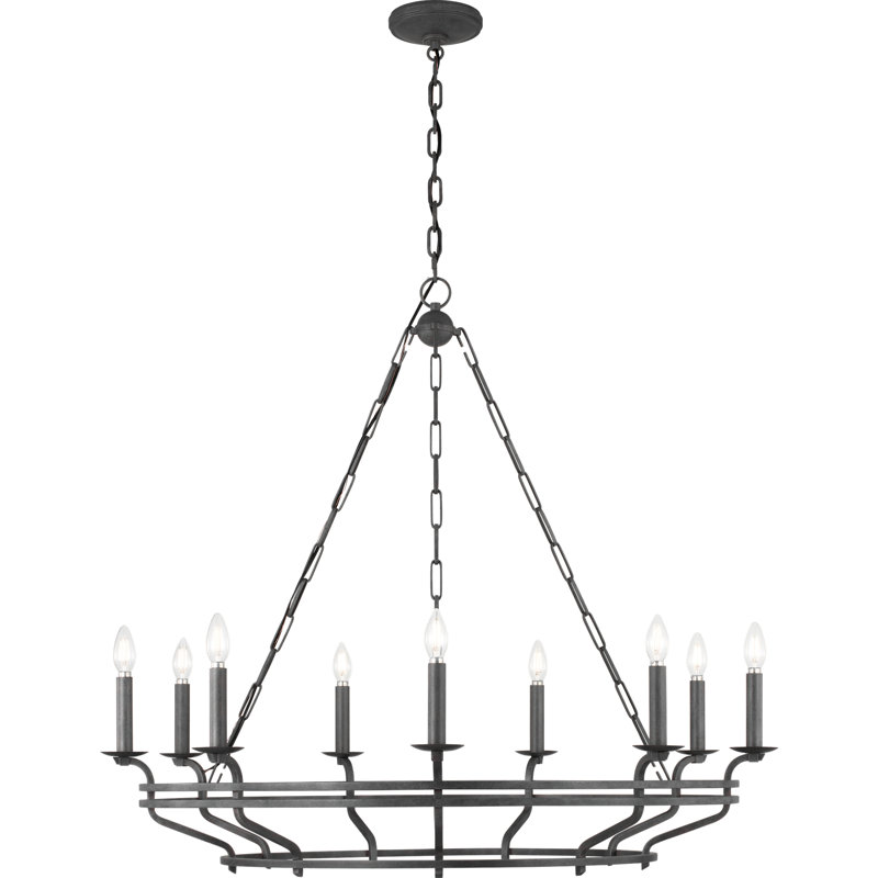 Brighton Chandelier, Italian Rust, 42