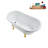 57.5'' x 29.5'' Soaking Acrylic Bathtub-83636132-83636133