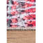 Tapis décoratif à chevrons rouges rétro-1132058410