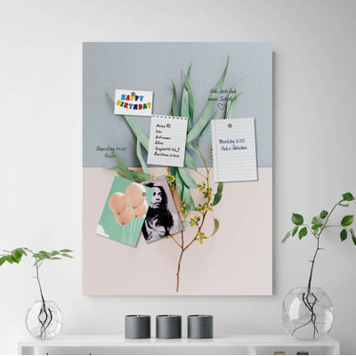Magnetic Glass Photo Memo Board