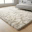 Élégant tapis grec Flokati. poils de laine. Tapis en laine naturelle.-362695793