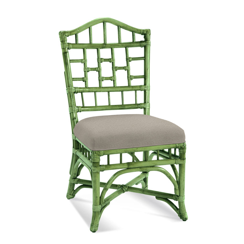 Chippendale Side Dining Chair, Stone Crypton Performance; 0884-83, Celery