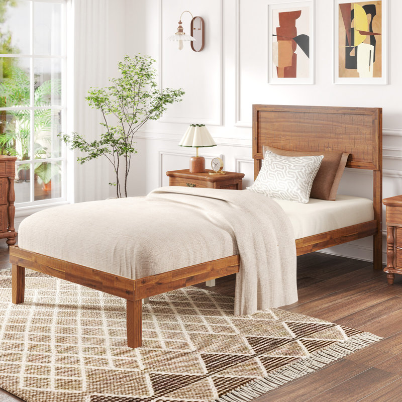 Solid Wood Bed