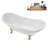 71" Streamline Clawfoot Tub,Tray,Drain and Clawfeet-101628941-102360906