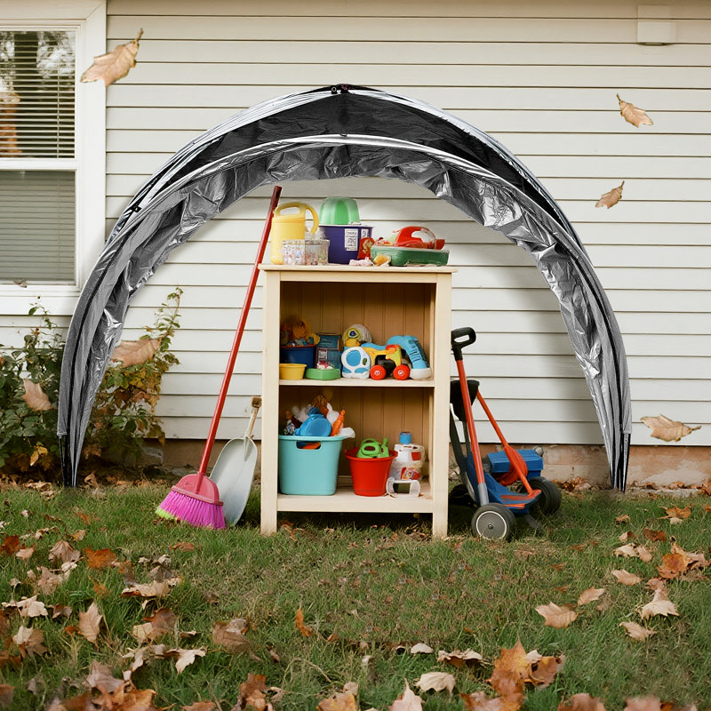 Tente de rangement murale pour vélo, Noir