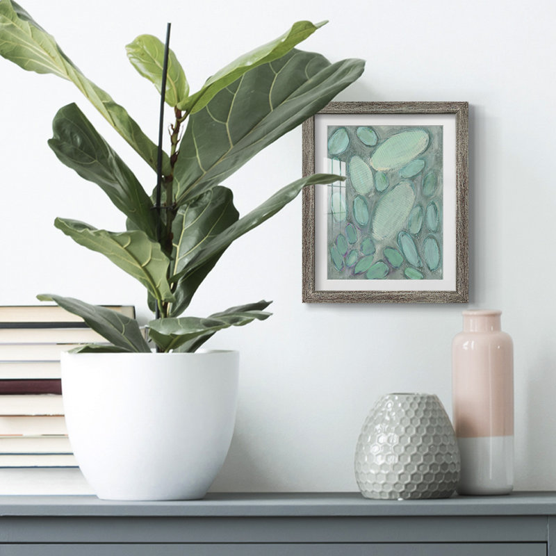 Blue Orbs II -Framed Print