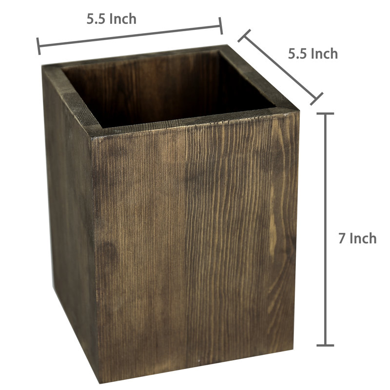 Pot à ustensiles de cuisine en bois