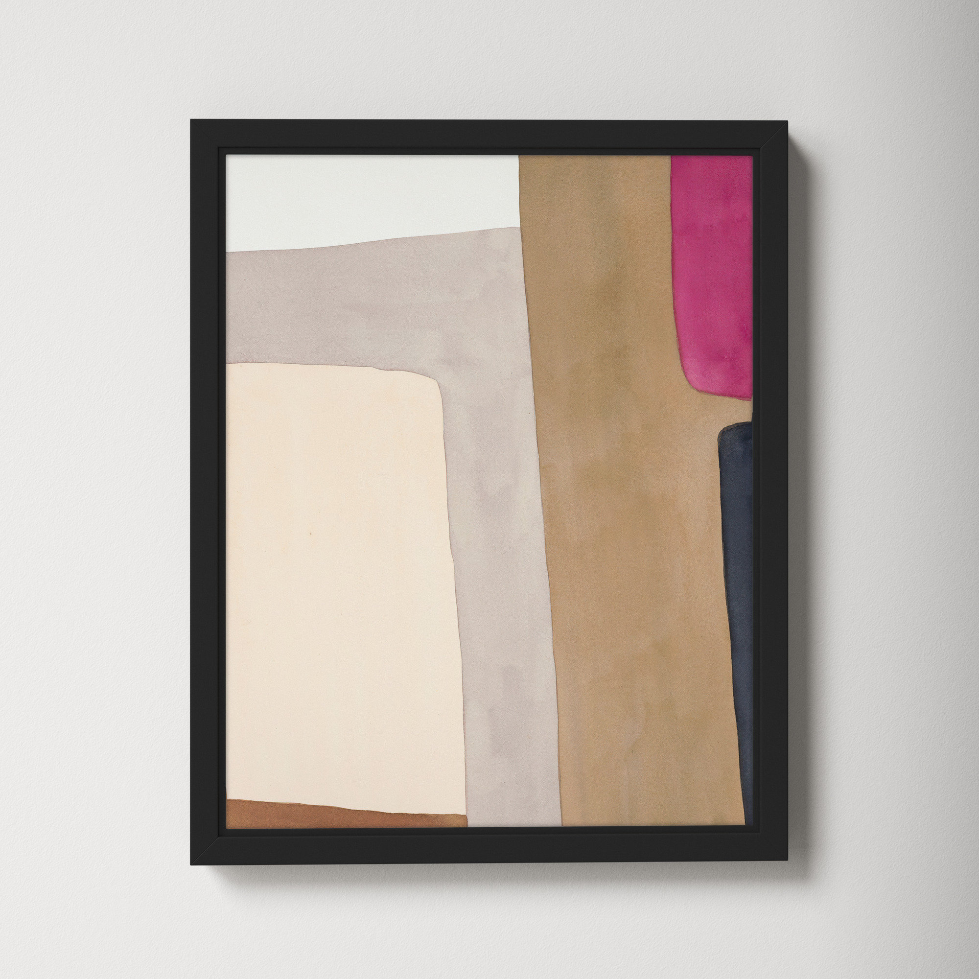 A Highlight Of Fuchsia by Julia Balfour, Black Framed Paper, 20" H x 16" W x 1.25" D