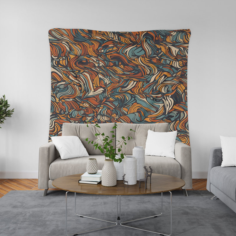 Tapisserie murale, H 88 po x l 104 po