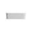 BOCCHI Sottile 15.26'' Fireclay Square Bathroom Sink-90558909
