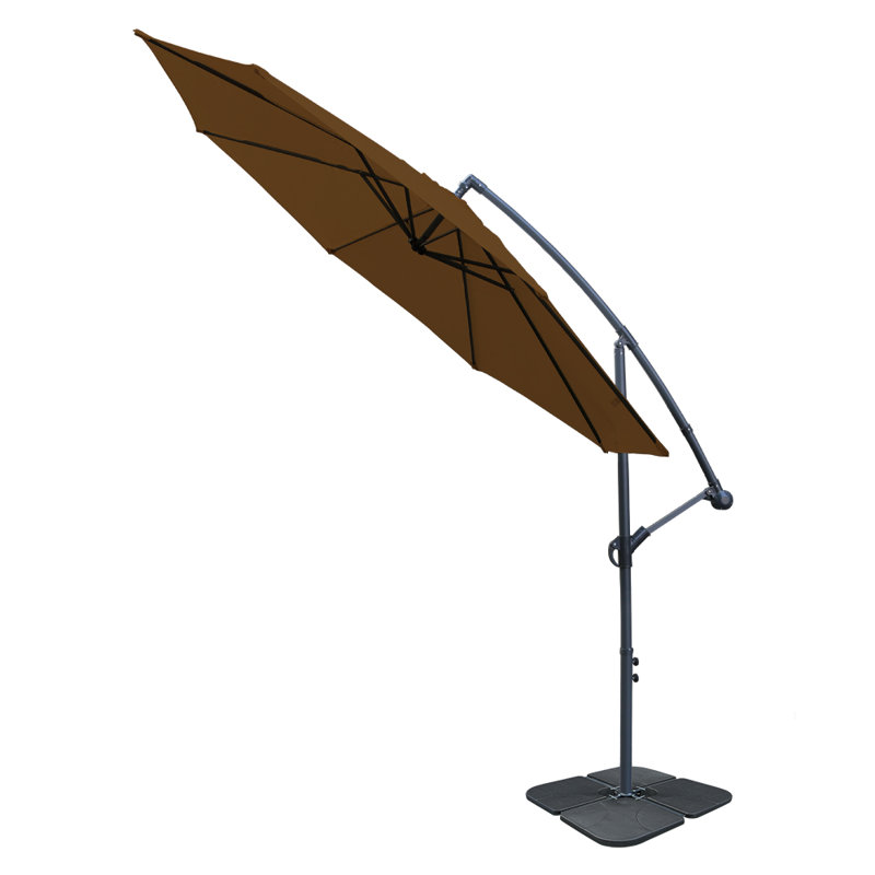300cm Cantilever Parasol, Coffee