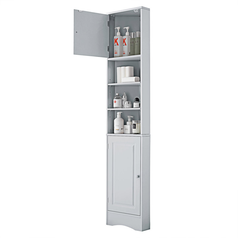 Armoire de rangement multifonctionnelle en coin