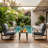 Haven 3-piece Outdoor Sofa Seating Group with Cushions, Dark Gray Patio Conversation Set-893269280