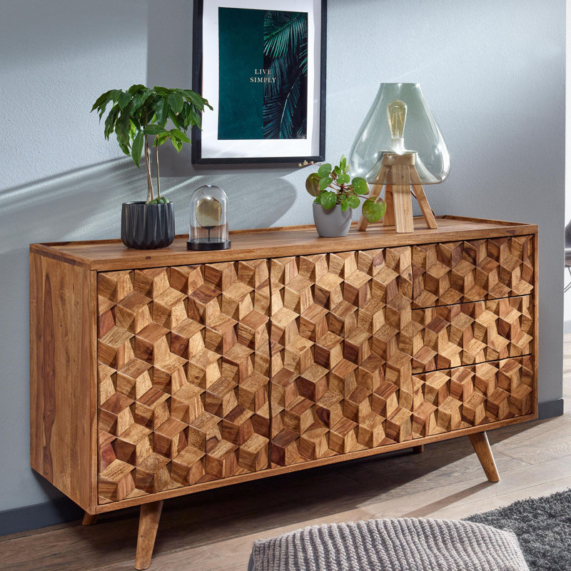 Wimpole 138cm Solid Wood Sideboard