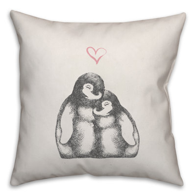  Coussin Penguin Love