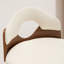 Leona Wooden Faux Leather Stools-596704512-596704515