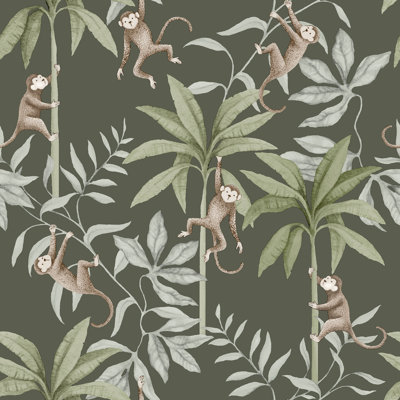 Papier peint Borestapeter Jungle Friends