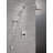 Delta Square Angular Push Button Diverter Shower Valve Trim, Chrome (Valve Not Included)-128551153