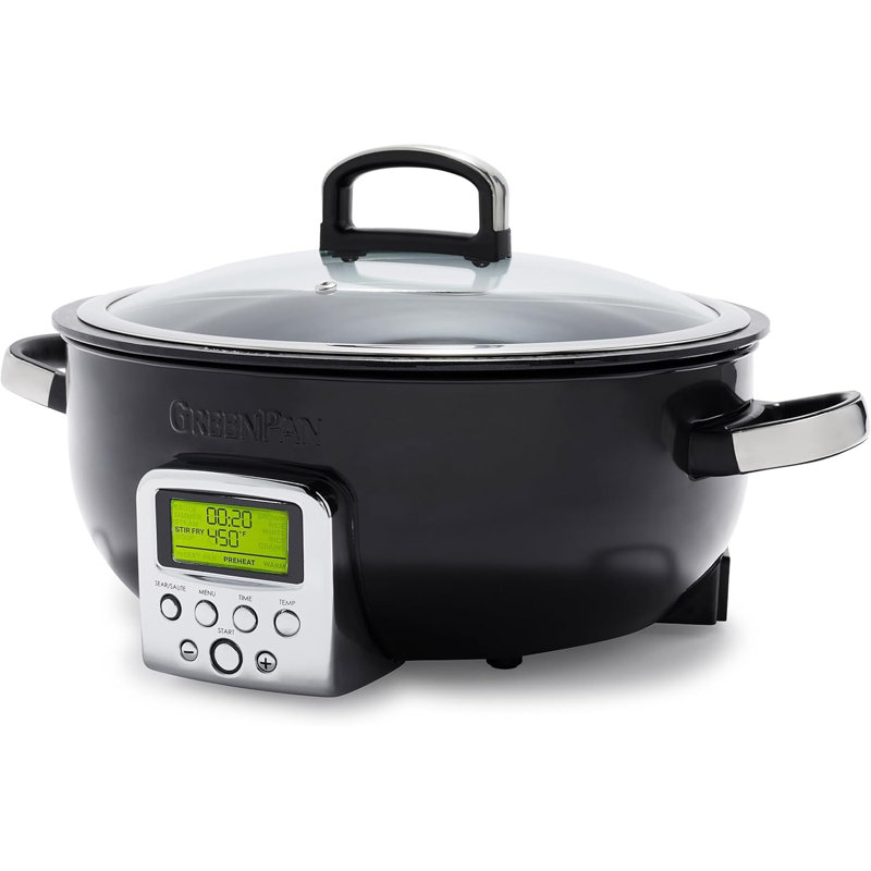 Greenpan Omni Cooker 5.6 Litre, Satin Black