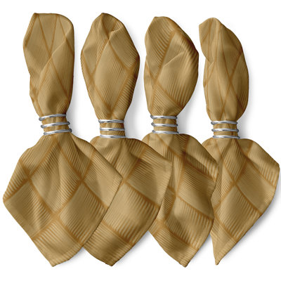 Polyester Geometric Square Napkin