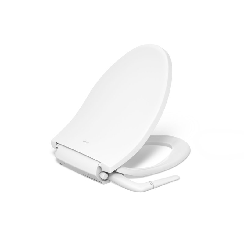 Puretide Toilet Elongated Bidet Seat, White