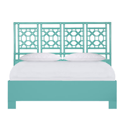 Lattice Back Platform Bed