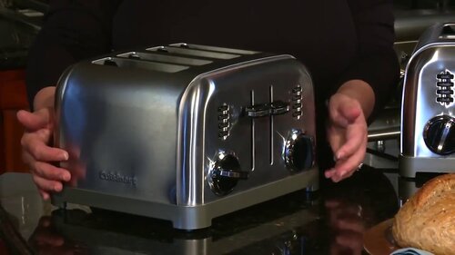 Cuisinart 4-Slice Classic Metal Toaster | Metallic Red