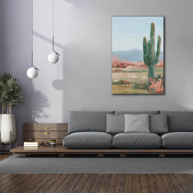 «Saguaro Cactus Study 2» par Ethan Harper, art mural sur toile, H 60 po x l 40 po x P 1,5 po