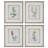 " Heirloom Blooms " 4 - Pieces