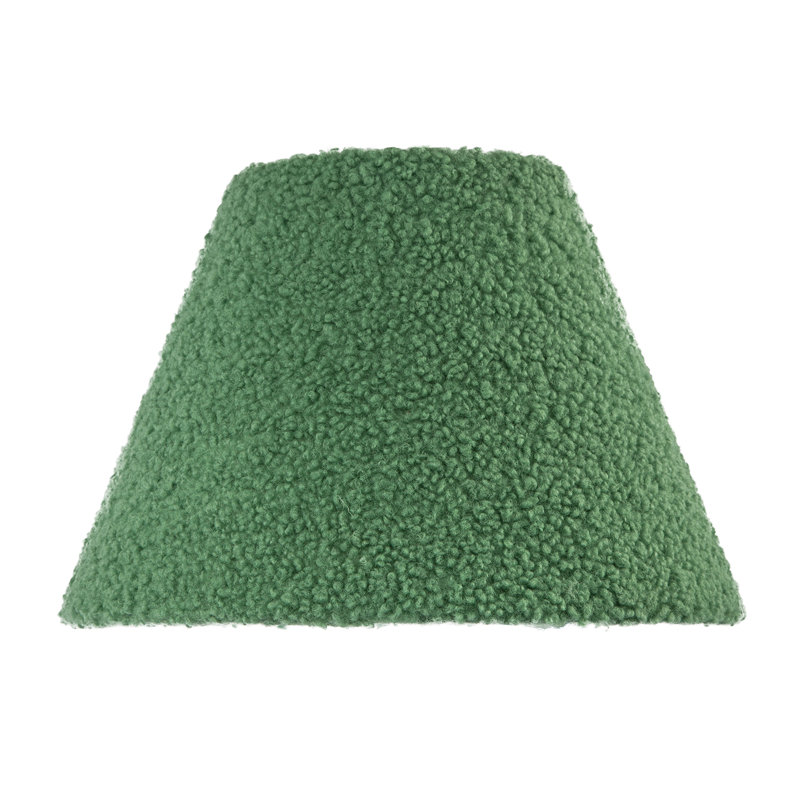 21cm H Fabric Empire Lamp Shade ( No Direct Attachment Method ) in Green