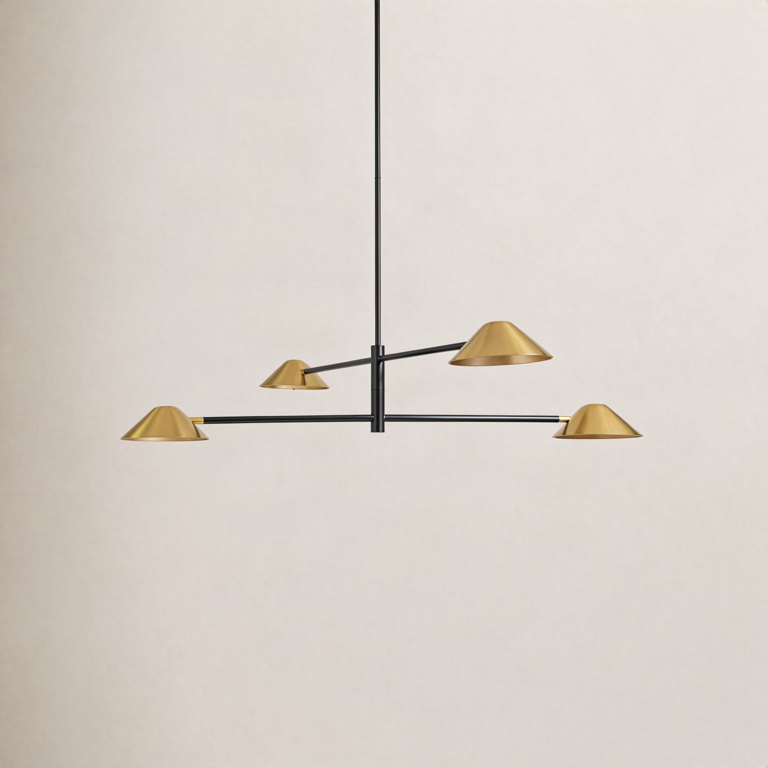 Clearmont 4-Light Chandelier, 9.8'' H x 59'' W x 59'' D