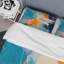 «Blue and Yellow Vivid Abstract Whispers Art», ensemble de housse de couette abstraite-101241430