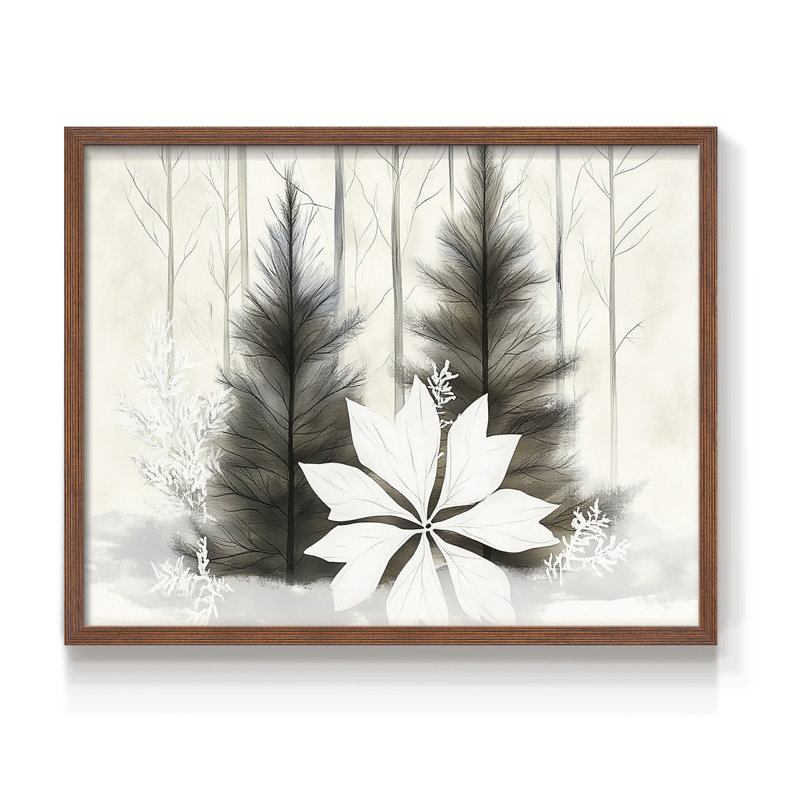 Chirstmas Art-DCL XXII - Reproduction encadrée - Restickable, H 22 po x l 28 po, Noyer