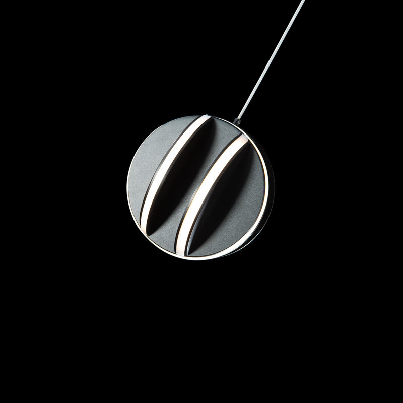 Carillion 1 - Light LED Pendant, Black