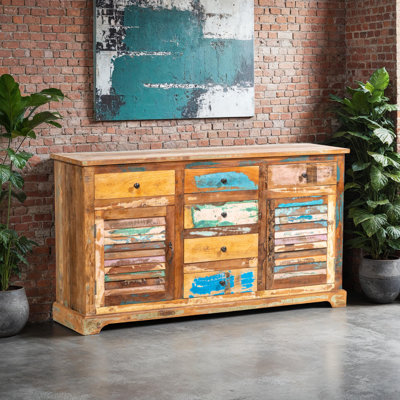 Ranjit 154cm Solid Wood Sideboard