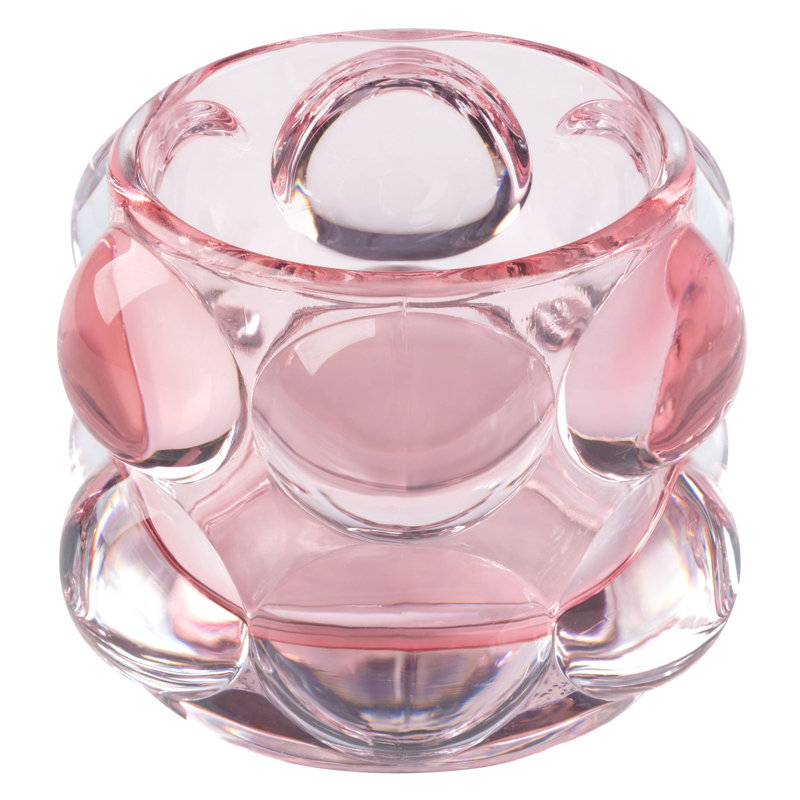 LUCIA BOUGIE CHAUFFE-TONDEUSE VOTIVE ROSE COURT