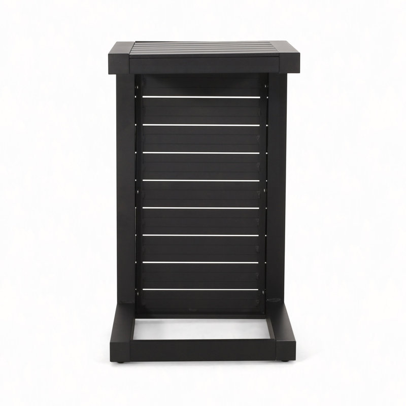 Table en forme de C, Noir