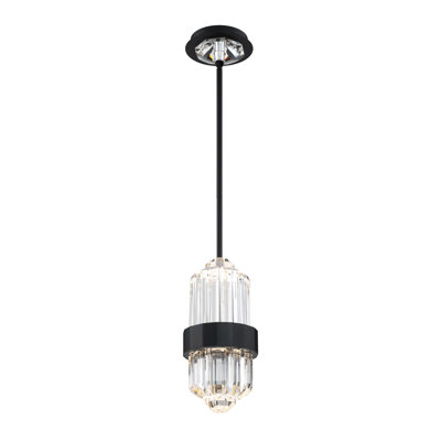 Silo 1 Light Crystal LED Mini Pendant