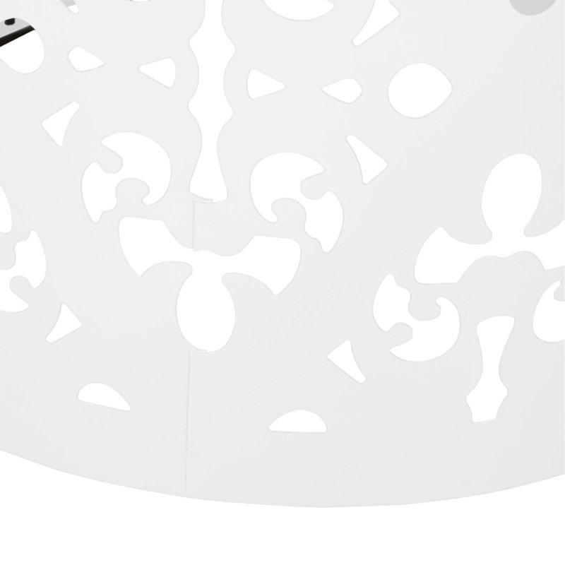 Table d'appoint Faliha, Blanc, 1