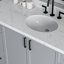 ARIEL Kelly 60 Single Sink Bathroom Vanity with Carrara Quartz Top-2085805823