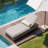 2PCS Patio Rattan Chaise Lounge, Outdoor PE Wicker Sun Lounger With Adjustable Backrest, Removable Cushion & Pillow, Reclining Chaise Lounge Sunbed For Balcony Poolside Yard-86213111