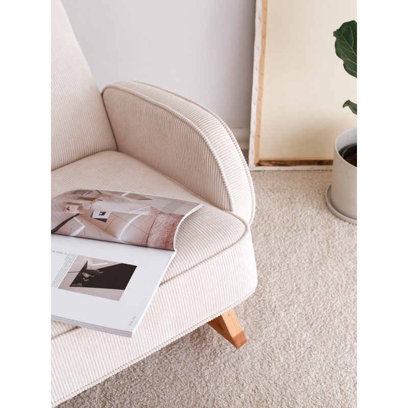 Fauteuil à oreilles, Blanc